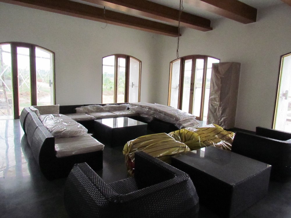 Rohit Saraf Luxury Farmhouse detail photograph by Z-Axis Architects