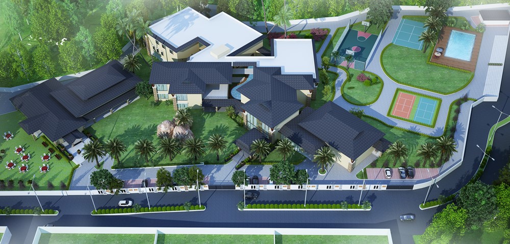 Suryaprava Club Town by Z-Axis Architects & Interior Consultants