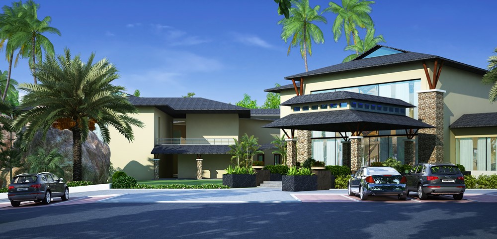 Suryaprava Club Town detail photograph by Z-Axis Architects