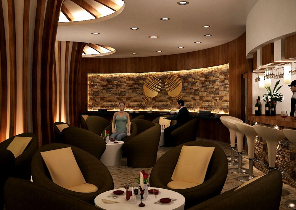 Bhubaneswar Club Lounge and Hospitality Interiors by Z-Axis