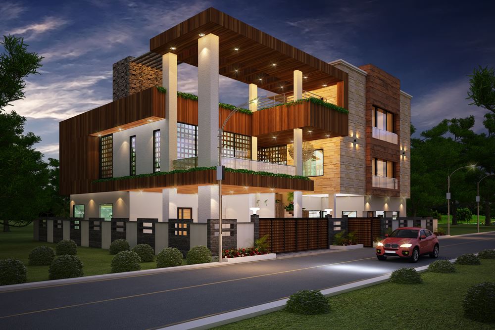 Kishan Tayal Private Residence detail photograph by Z-Axis Architects