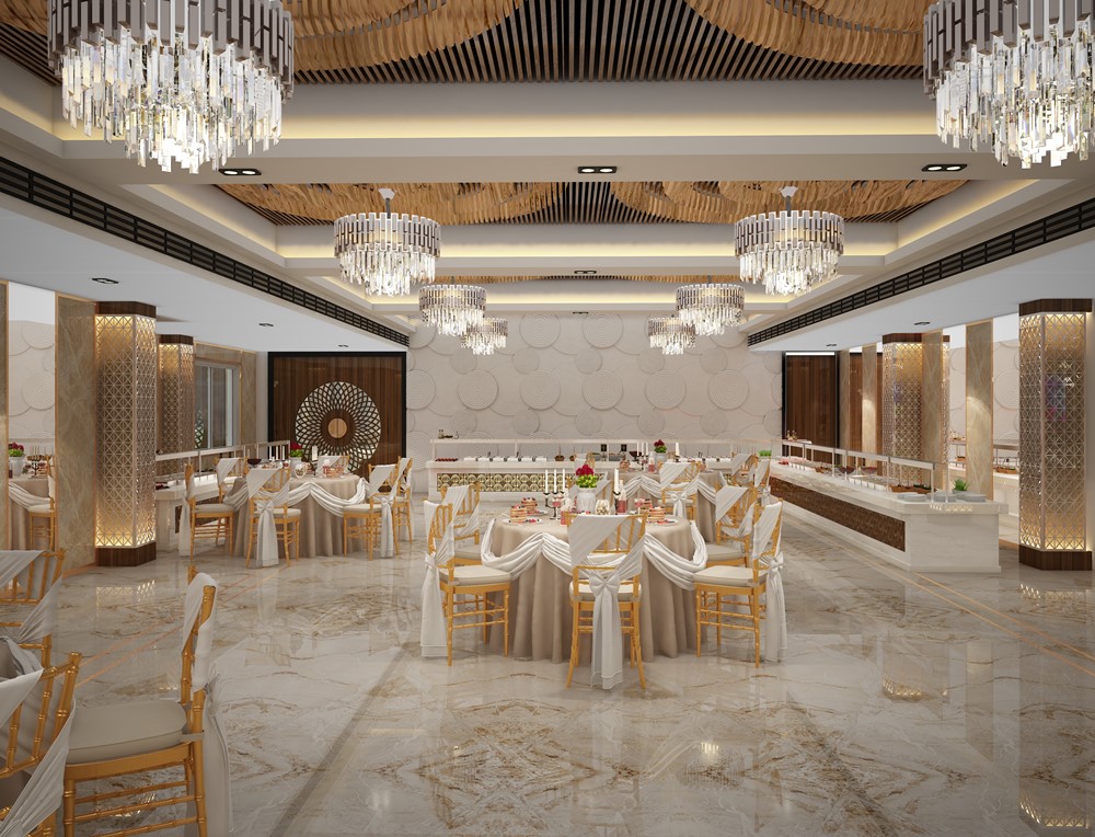 Richi Regency Banquet detail photograph by Z-Axis Architects